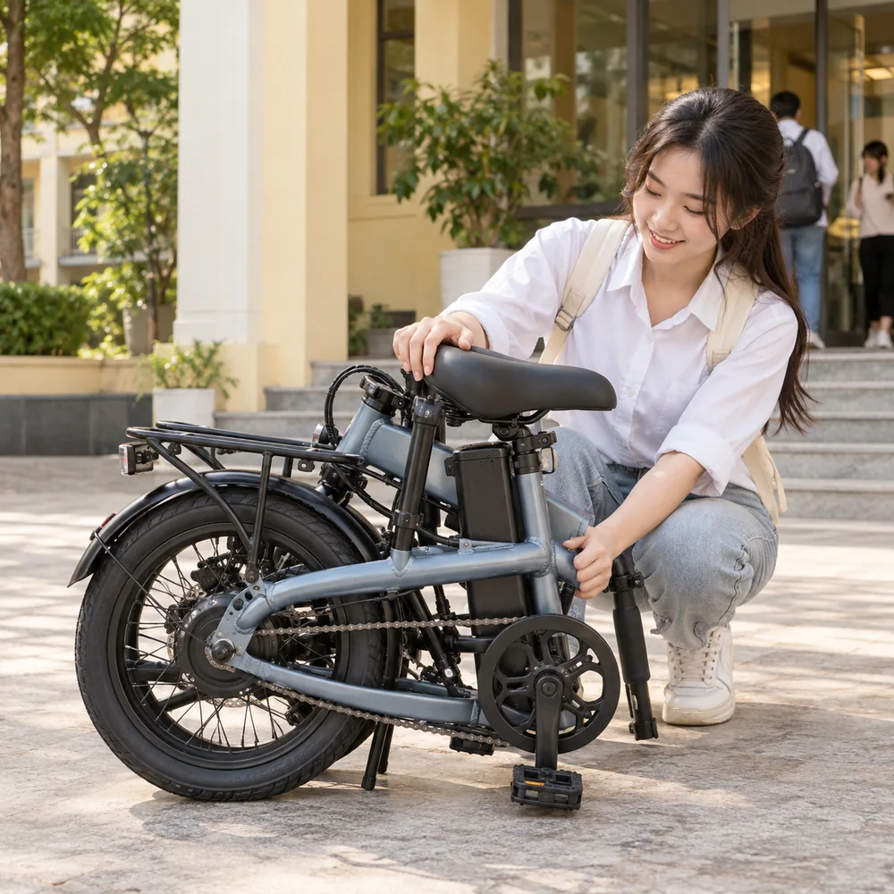 Xe đạp điện gấp gọn
