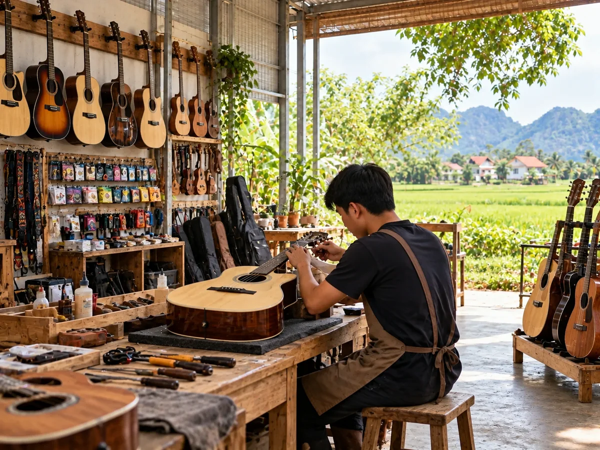 Phím Gỗ Guitar